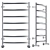 Terminus Atlanta+ Water Towel Warmer 3D model small image 1