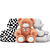 Beige Teddy Bear Plush Toy 3D model small image 3