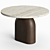 Geometric Wood & Stone Table 3D model small image 3