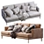 Bonaldo Paraiso Modern Sofa, 2013 3D model small image 3