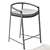 Solid Teak Barstool 3D Model 3D model small image 4