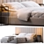 Modena Bedframe, Sleek Design 3D model small image 6