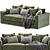 Elegant Jessie Sofa | Plush Airforce 3D model small image 2