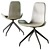 Ergonomic Flamingo Chair by Cattelan 3D model small image 1