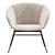 Modern Upholstered Armchair Love (Translations available) 3D model small image 2