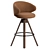 Sleek Belle ST-4WL Stools Set 3D model small image 2