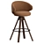 Sleek Belle ST-4WL Stools Set 3D model small image 4