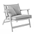 Roda Levante Modern Armchair 3D model small image 10