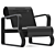 Minimalist Paimio 41 Armchair 3Colors 3D model small image 2