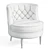 Midcentury-Inspired Bixby Lounge Chair 3D model small image 6