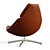 Swivel Armchair F587-F588 Comfort 3D model small image 3