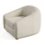 Retro Geometric Cutout Armchair 3D model small image 4