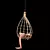 Rattan Hanging Chair Model Sync 3D model small image 2