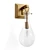 Dewdrop Glass Wall Sconce 3D model small image 1