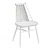 Rustic Acacia Dining Chair 3D model small image 6