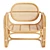 Modern Rattan Lounge Chair 3D model small image 5