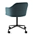 Modern Scandinavian Style Rely Chair 3D model small image 6