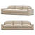 Dmitriy & Co Erato Sofa 3D model small image 1