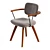 Scandi-inspired Soren Office Chair 3D model small image 4