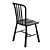 Scandinavian Oak Dining Chairs 3D model small image 2
