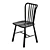 Scandinavian Oak Dining Chairs 3D model small image 4