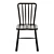 Scandinavian Oak Dining Chairs 3D model small image 5