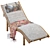 Etro Home Menfi Chaise: Luxury Lounger 3D model small image 2
