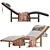 Etro Home Menfi Chaise: Luxury Lounger 3D model small image 5
