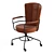 Stylish Industrial Office Chair 3D model small image 4