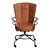 Stylish Industrial Office Chair 3D model small image 5