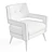 Sheer Mid-Century Modern Armchair 3D model small image 6