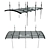 Expandable Glass Canopy Design 3D model small image 2