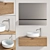 Grate Prime Bathroom Furniture Set 3D model small image 17