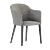 Elegant Grace Chair by Porada 3D model small image 1