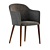 Elegant Grace Chair by Porada 3D model small image 3