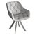 Chelsea Lounge Chair Metal Legs 3D model small image 4