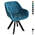 Chelsea Lounge Chair Metal Legs 3D model small image 5