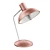 Blush Pink Brass Desk Lamp 3D model small image 1