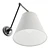 Adjustable Arm Reading Wall Lamp 3D model small image 5