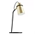 Retro-style Satin Brass Task Lamp 3D model small image 5