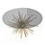 Cosmic Orb Steel Coffee Table 3D model small image 1