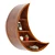 Lunar Carved Wood Wall Shelf 3D model small image 4