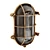 Solid Brass Weatherproof Oval Light 3D model small image 1
