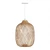 Adjustable Bamboo Pendant Light Shade 3D model small image 1