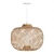 Versatile Bamboo Pendant Light Shade 3D model small image 2