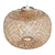 Versatile Bamboo Pendant Light Shade 3D model small image 4