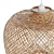 Versatile Bamboo Pendant Light Shade 3D model small image 5
