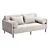Modern Mid-Century Ella Sofa 3D model small image 1