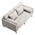 Modern Mid-Century Ella Sofa 3D model small image 5