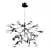 Elegant Black Pendant Chandelier 3D model small image 4